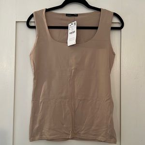 ZARA Nude Camisole Tank - Women’s L NWT